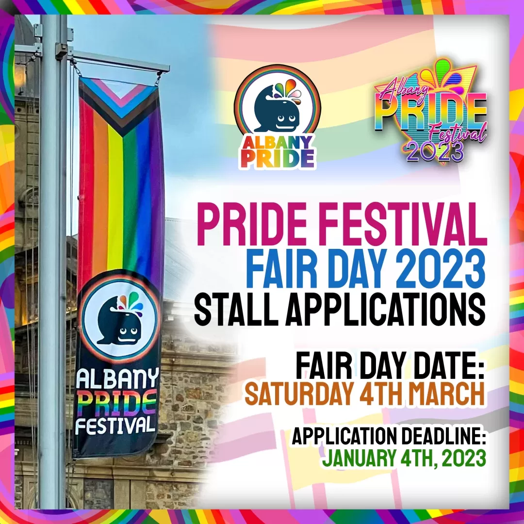 Fair Day Stall Application Albany Pride